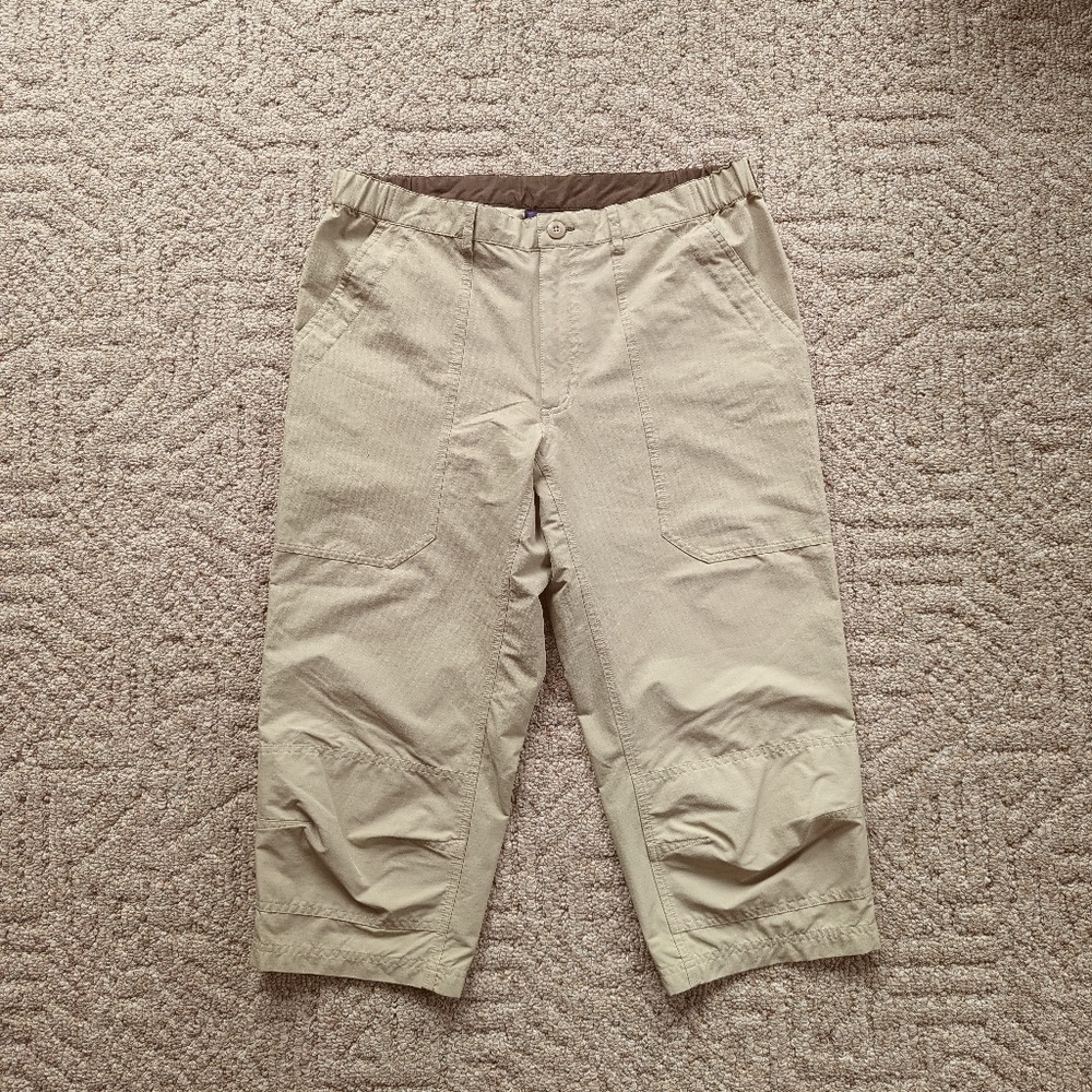 Patagonia Men’s Long Shorts, Tan, Size Large